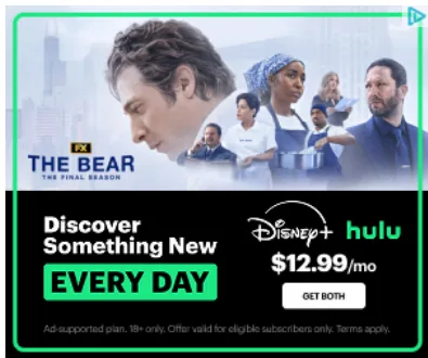 Placeholder advertisement, streaming bundle