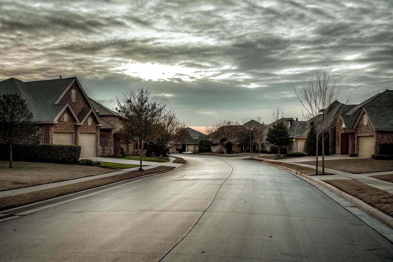 Homes and streets in Burleson