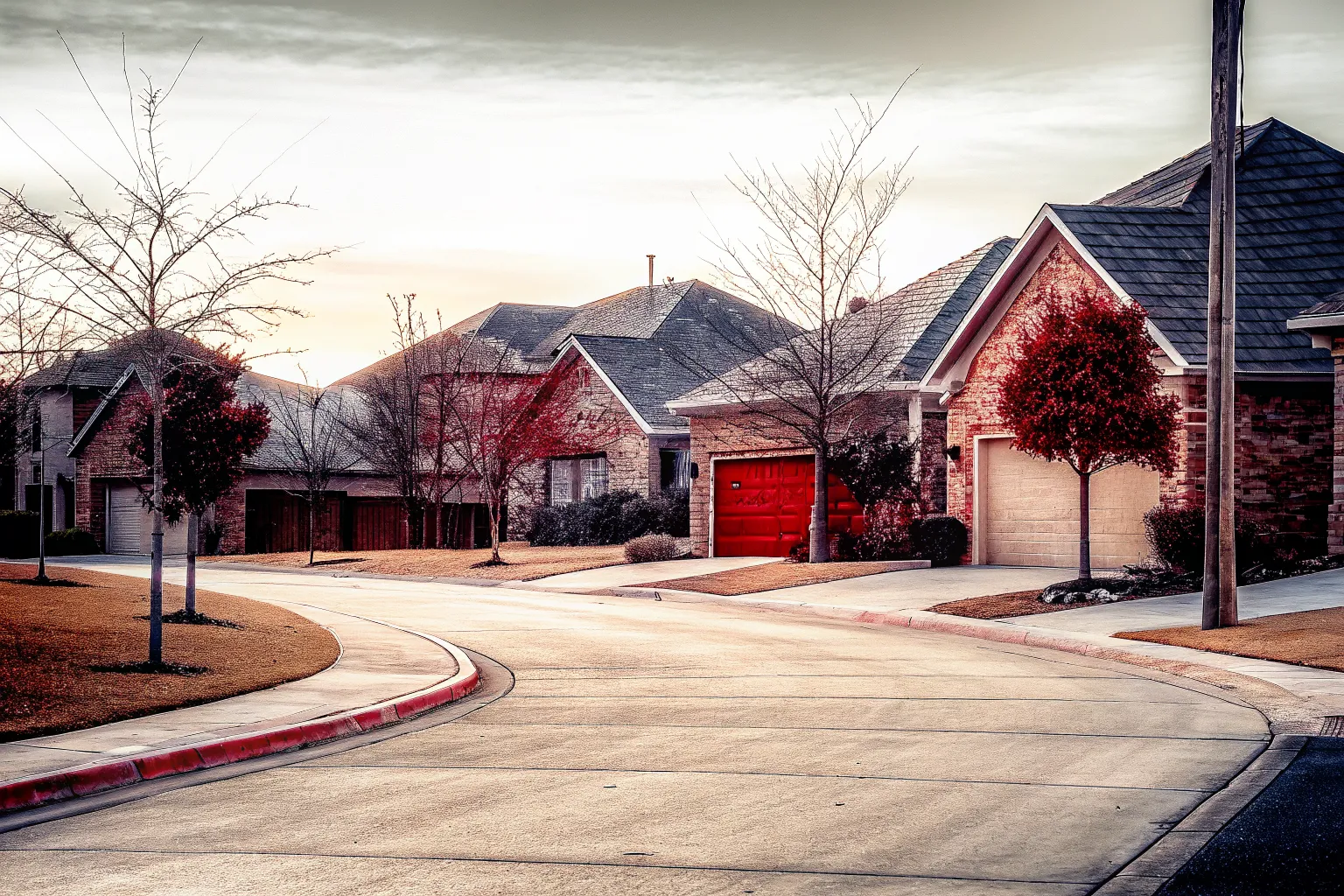 Oak Valley Estates neighborhood in Burleson, TX
